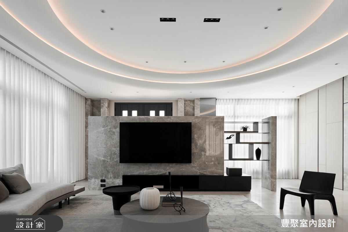 260坪預售屋＿現代風客廳案例圖片＿豐聚室內設計＿豐聚_52之8