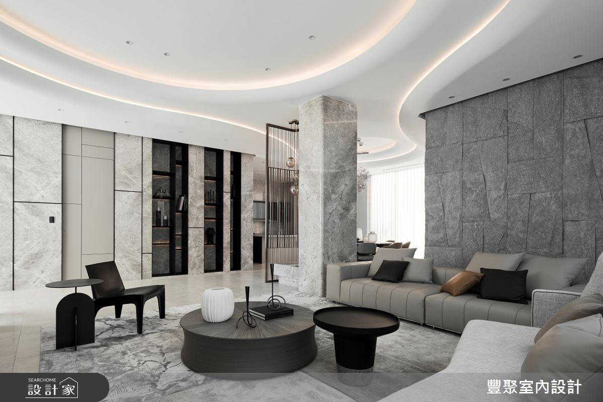 260坪預售屋＿現代風客廳案例圖片＿豐聚室內設計＿豐聚_52之10