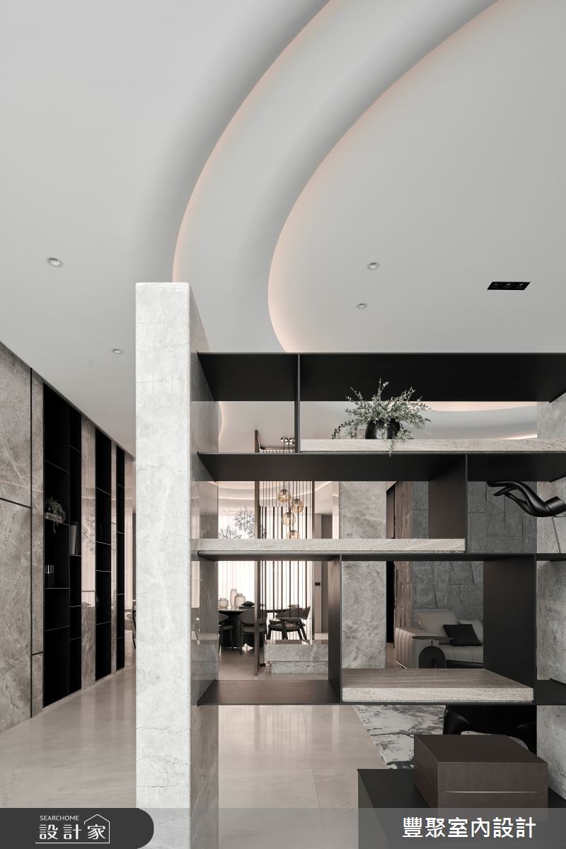 260坪預售屋＿現代風客廳案例圖片＿豐聚室內設計＿豐聚_52之14