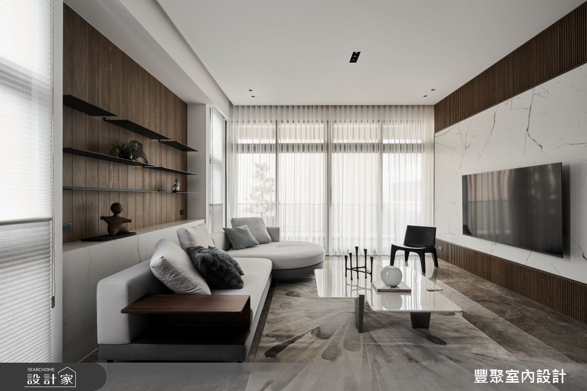260坪預售屋＿現代風客廳案例圖片＿豐聚室內設計＿豐聚_52之16
