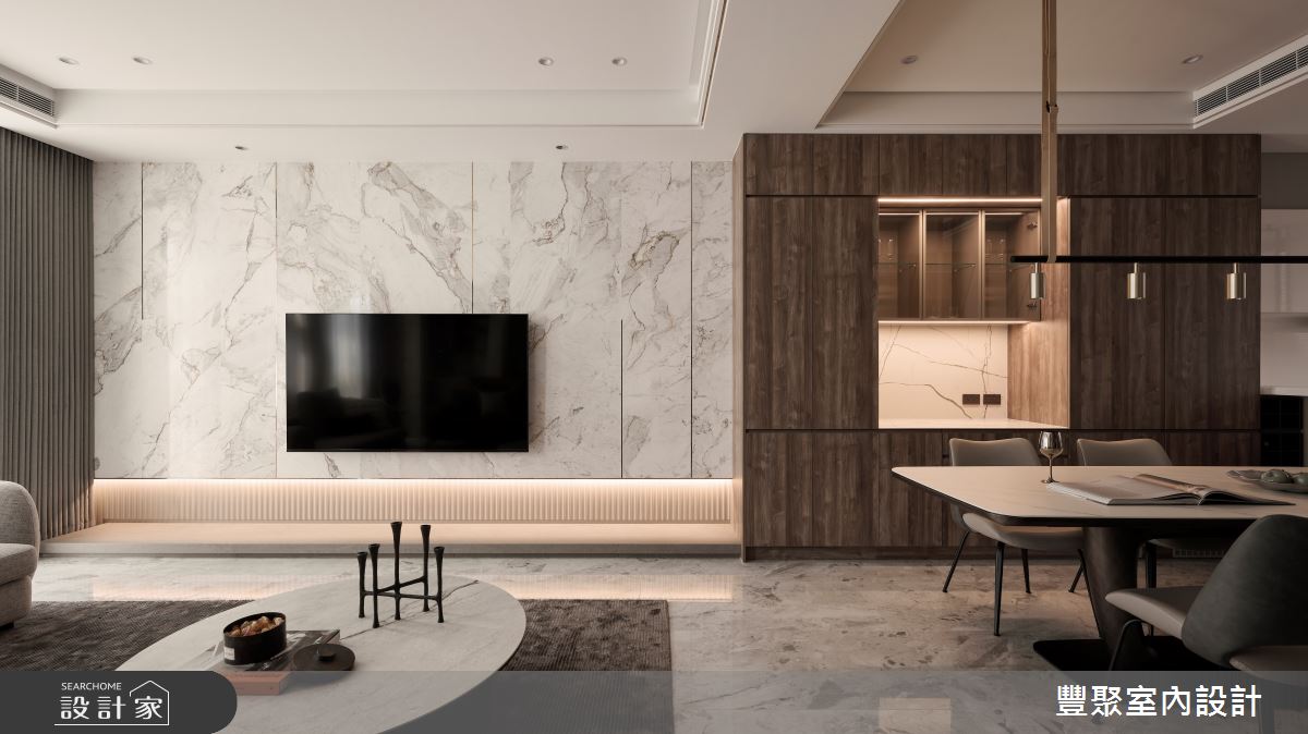 95坪毛胚屋＿現代風客廳餐廳案例圖片＿豐聚室內設計＿豐聚_53之2