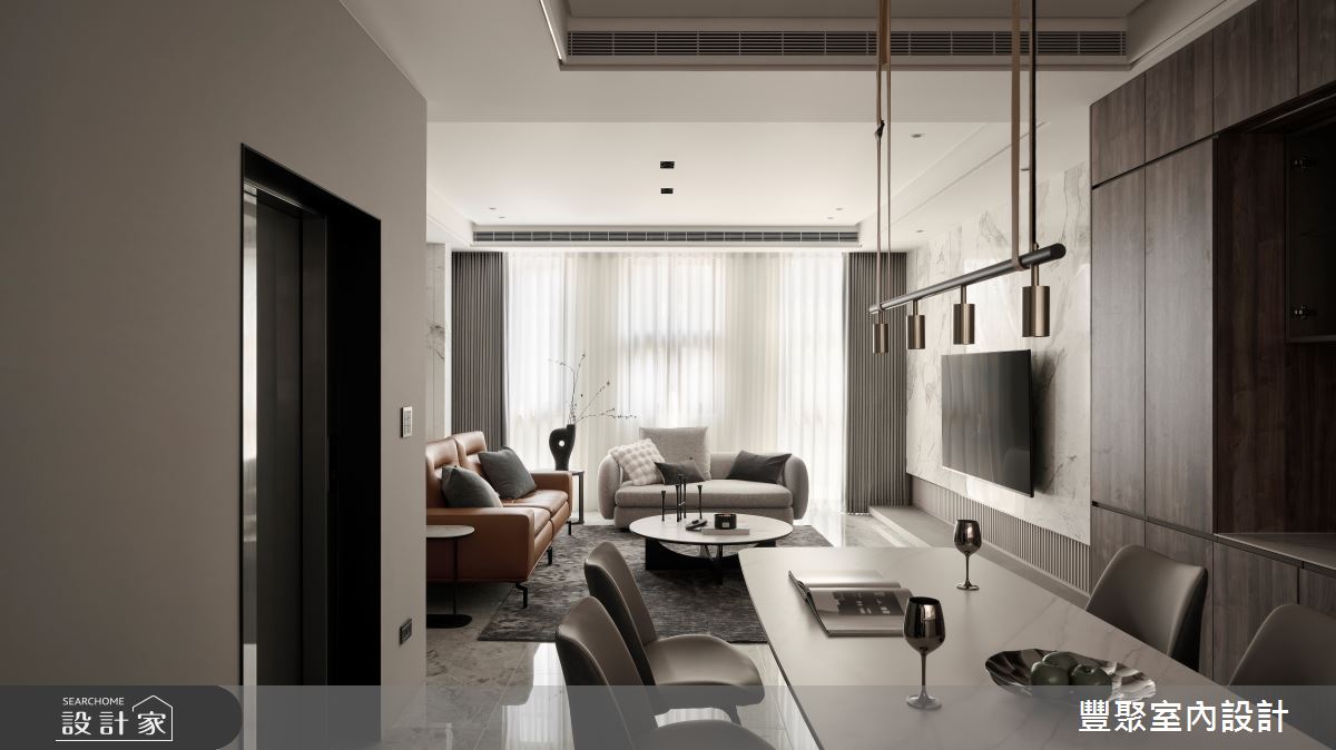 95坪毛胚屋＿現代風客廳餐廳案例圖片＿豐聚室內設計＿豐聚_53之8