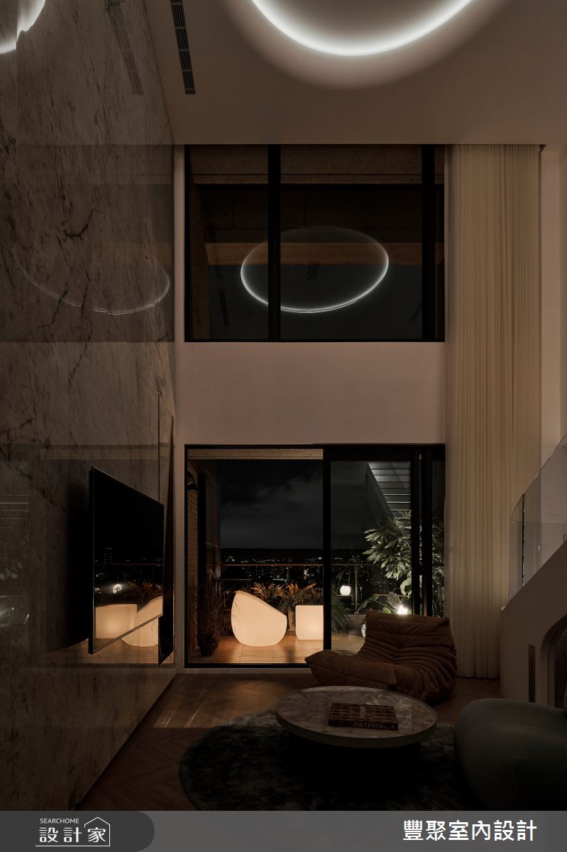 48坪中古屋(5~15年)＿現代風客廳陽台案例圖片＿豐聚室內設計＿豐聚_55之34