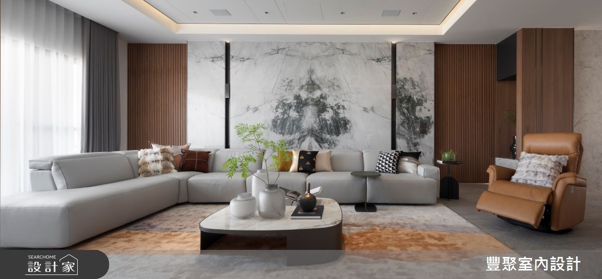 101坪預售屋＿現代風客廳案例圖片＿豐聚室內設計＿豐聚_56之3