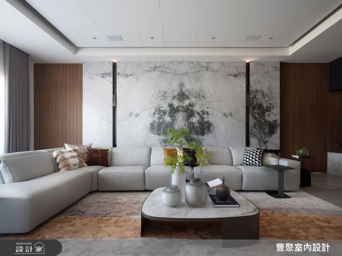 101坪預售屋＿現代風客廳案例圖片＿豐聚室內設計＿豐聚_56之7