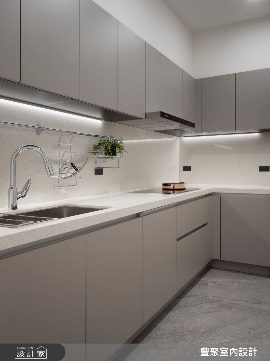 101坪預售屋＿現代風廚房案例圖片＿豐聚室內設計＿豐聚_56之15
