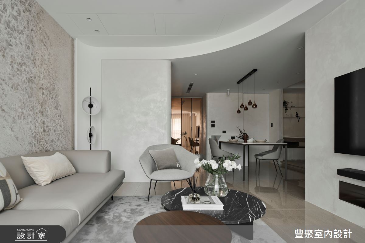 34坪新成屋(5年以下)＿奢華風客廳餐廳案例圖片＿豐聚室內設計＿豐聚_57之4