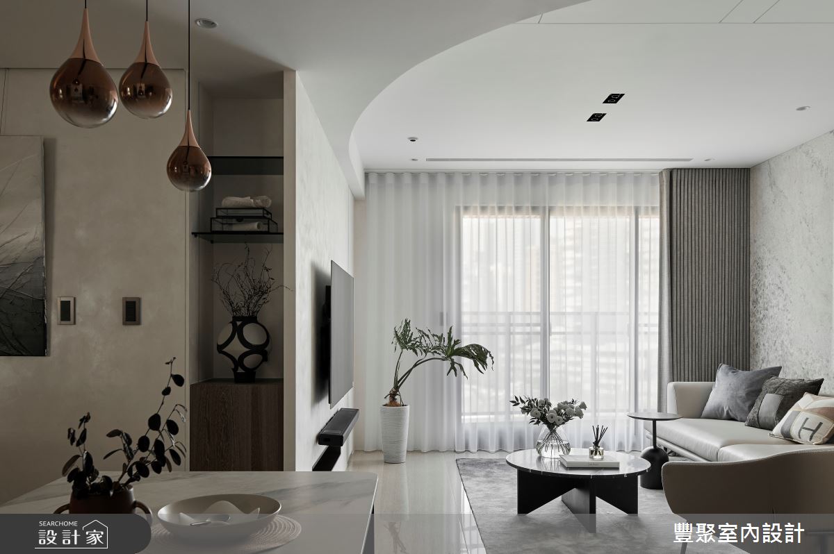 34坪新成屋(5年以下)＿奢華風客廳餐廳案例圖片＿豐聚室內設計＿豐聚_57之7
