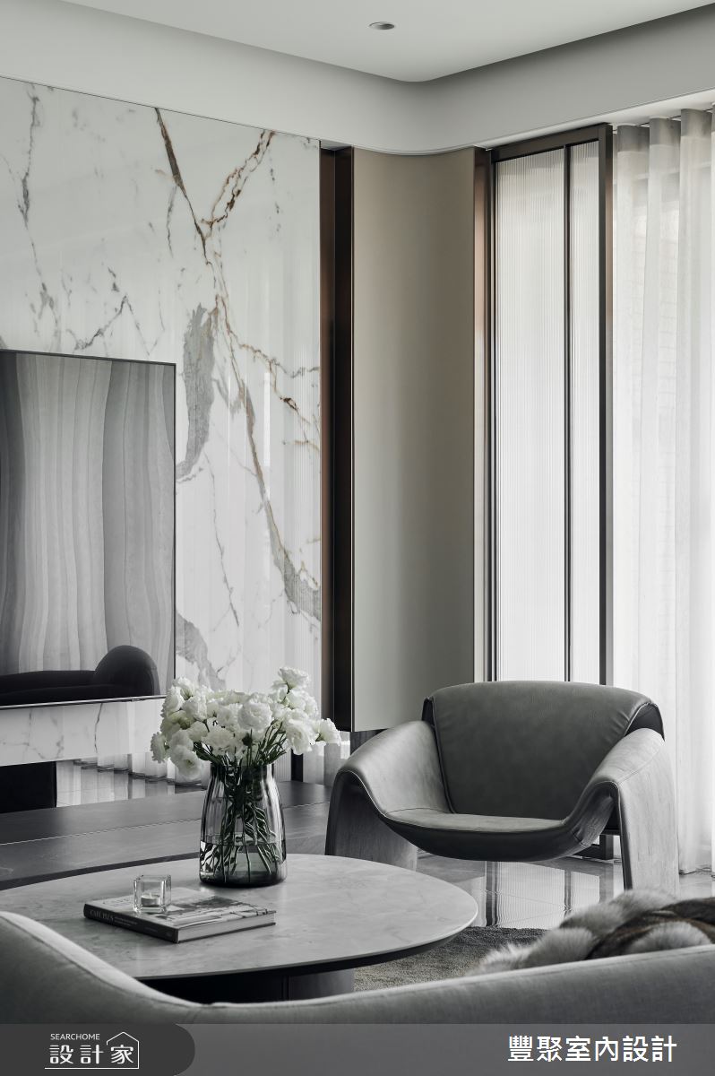 43坪新成屋(5年以下)＿奢華風客廳案例圖片＿豐聚室內設計＿豐聚_58之8