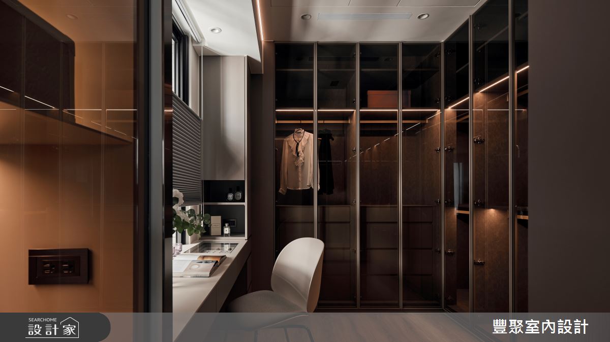 43坪新成屋(5年以下)＿奢華風更衣間案例圖片＿豐聚室內設計＿豐聚_58之13