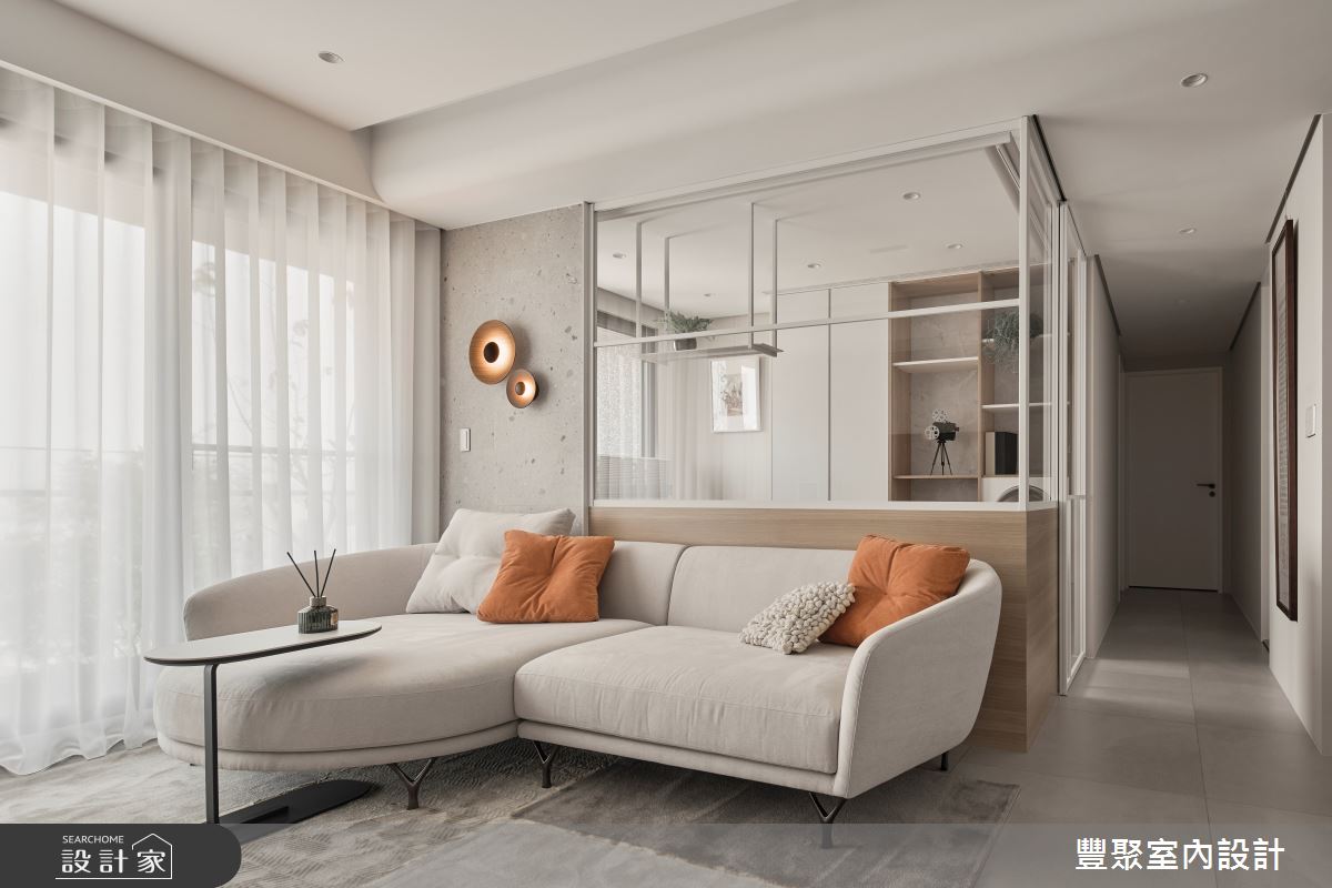 33坪預售屋＿現代風客廳書房工作區案例圖片＿豐聚室內設計＿豐聚_59之13