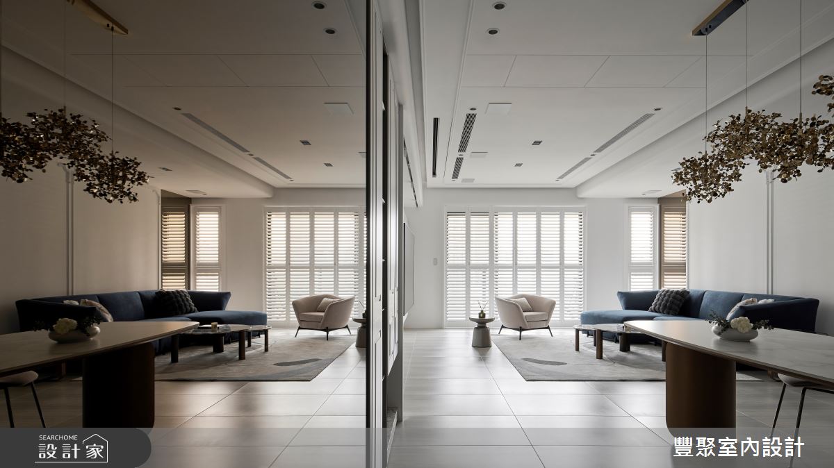 38坪新成屋(5年以下)＿美式風客廳餐廳案例圖片＿豐聚室內設計＿豐聚_60之3