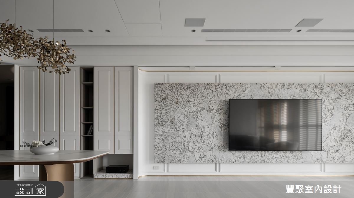 38坪新成屋(5年以下)＿美式風客廳餐廳案例圖片＿豐聚室內設計＿豐聚_60之8