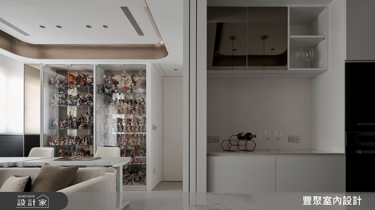 18坪新成屋(5年以下)＿美式風客廳餐廳書房案例圖片＿豐聚室內設計＿豐聚_61之4