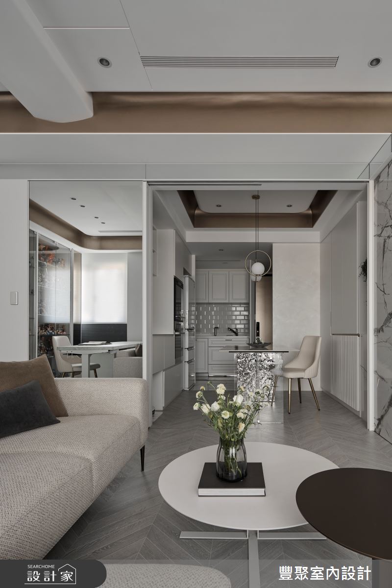 18坪新成屋(5年以下)＿美式風客廳餐廳案例圖片＿豐聚室內設計＿豐聚_61之7