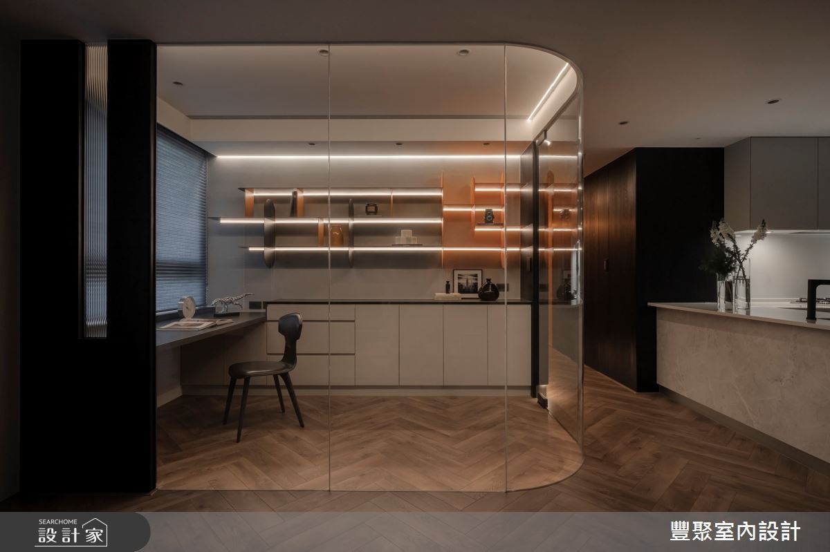27坪新成屋(5年以下)＿現代奢華風書房工作區案例圖片＿豐聚室內設計＿豐聚_63之10