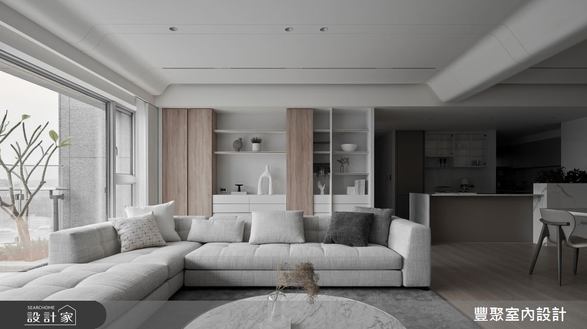 57坪新成屋(5年以下)＿現代風客廳案例圖片＿豐聚室內設計＿豐聚_64之4