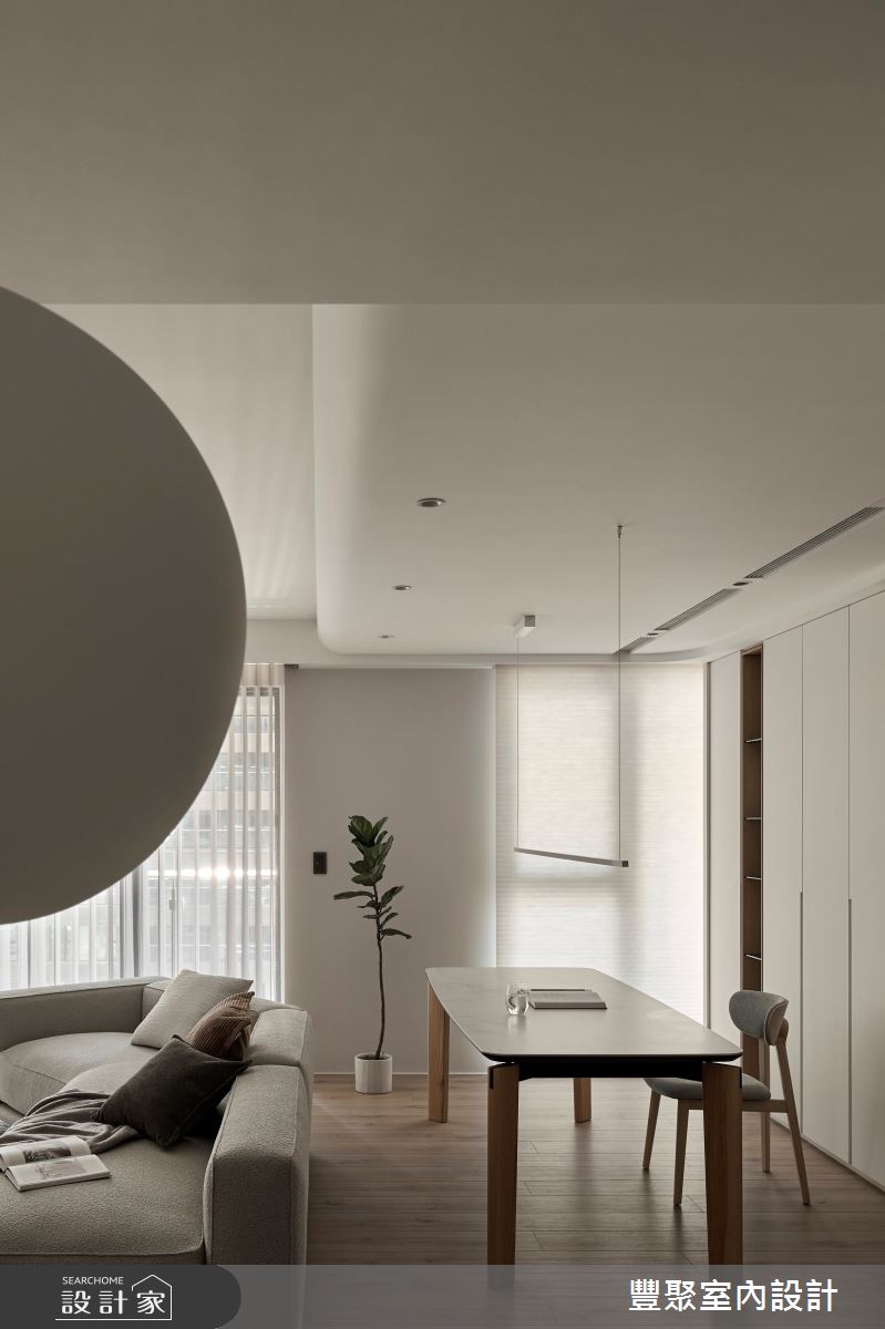 42坪新成屋(5年以下)＿現代風客廳書房案例圖片＿豐聚室內設計＿豐聚_65之12