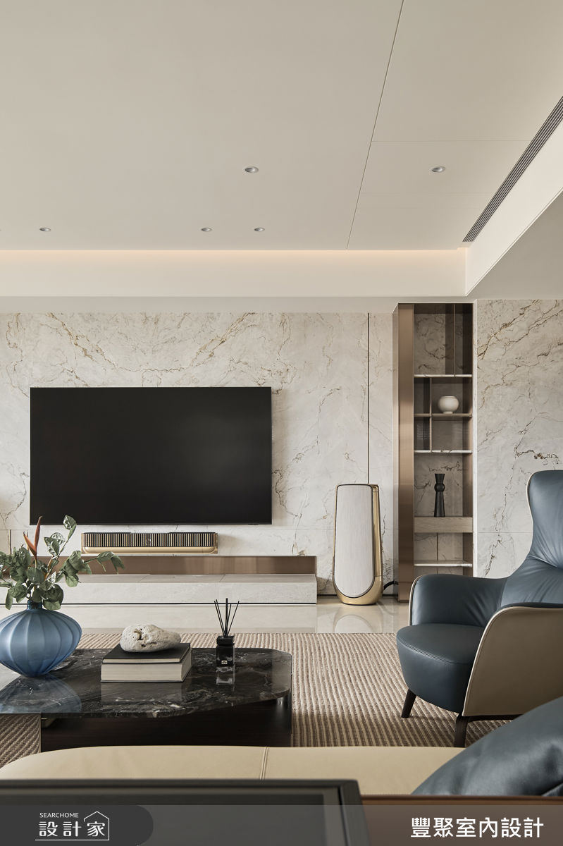 108坪預售屋＿奢華風客廳案例圖片＿豐聚室內設計＿豐聚_66之2
