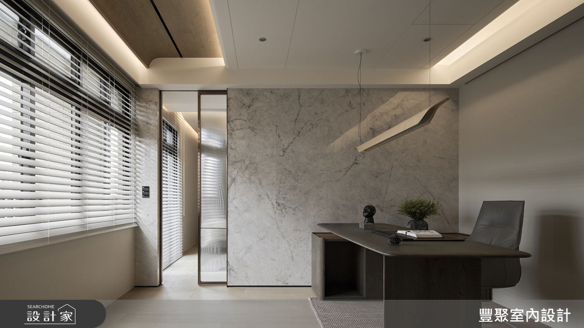 108坪預售屋＿奢華風書房工作區案例圖片＿豐聚室內設計＿豐聚_66之23