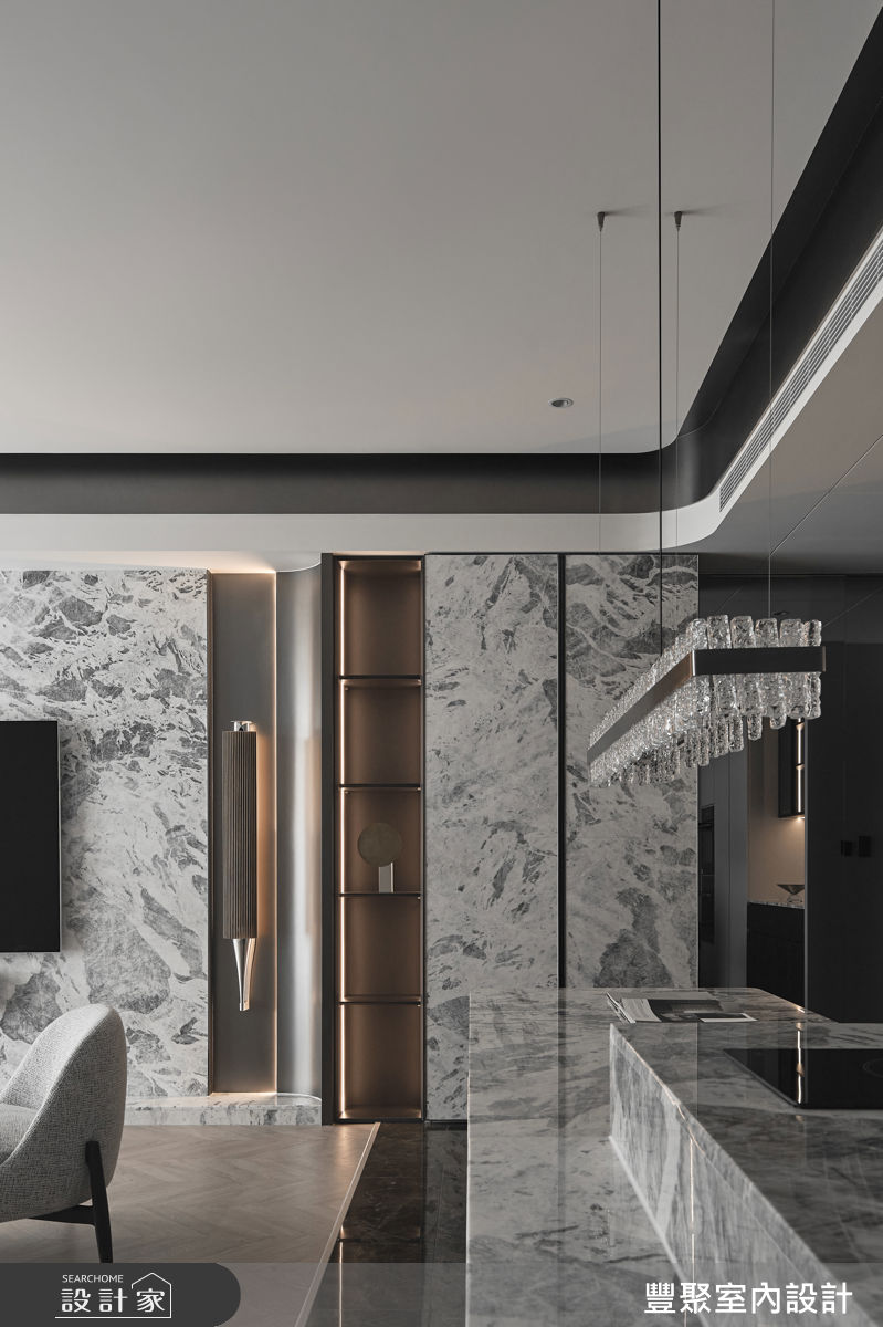 30坪新成屋(5年以下)＿奢華風客廳餐廳案例圖片＿豐聚室內設計＿豐聚_67之9
