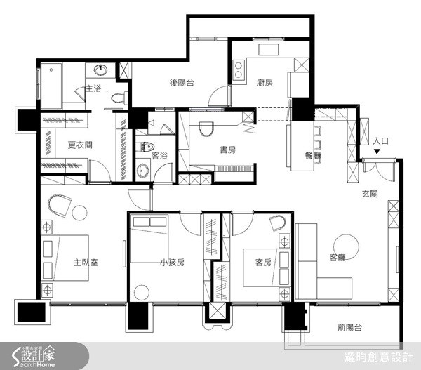 42坪新成屋(5年以下)＿北歐風案例圖片＿耀昀創意設計＿耀昀_02之21