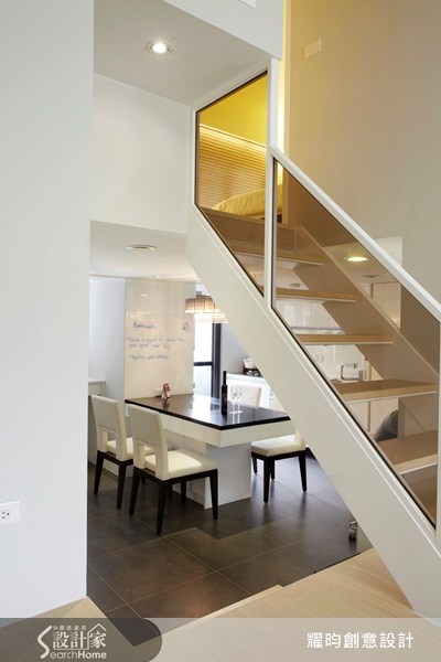 20坪新成屋(5年以下)＿美式風餐廳廚房樓梯案例圖片＿耀昀創意設計＿耀昀_08之11