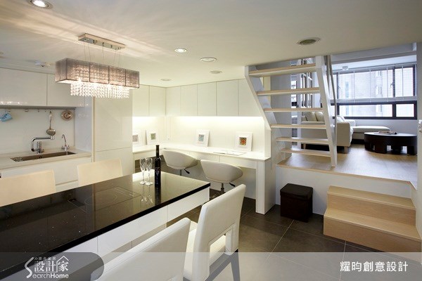20坪新成屋(5年以下)＿美式風餐廳廚房書房案例圖片＿耀昀創意設計＿耀昀_08之13