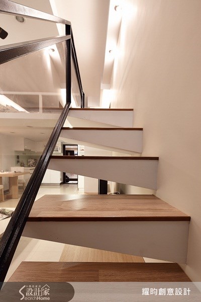 16坪新成屋(5年以下)＿簡約風樓梯案例圖片＿耀昀創意設計＿耀昀_12之26
