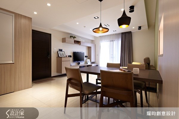 25坪新成屋(5年以下)＿簡約風玄關餐廳案例圖片＿耀昀創意設計＿耀昀_14之9