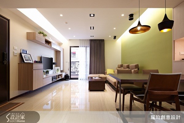 25坪新成屋(5年以下)＿簡約風玄關客廳餐廳案例圖片＿耀昀創意設計＿耀昀_14之3