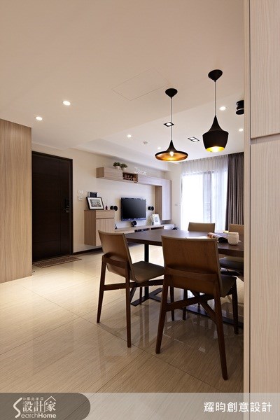 25坪新成屋(5年以下)＿簡約風玄關客廳餐廳案例圖片＿耀昀創意設計＿耀昀_14之8