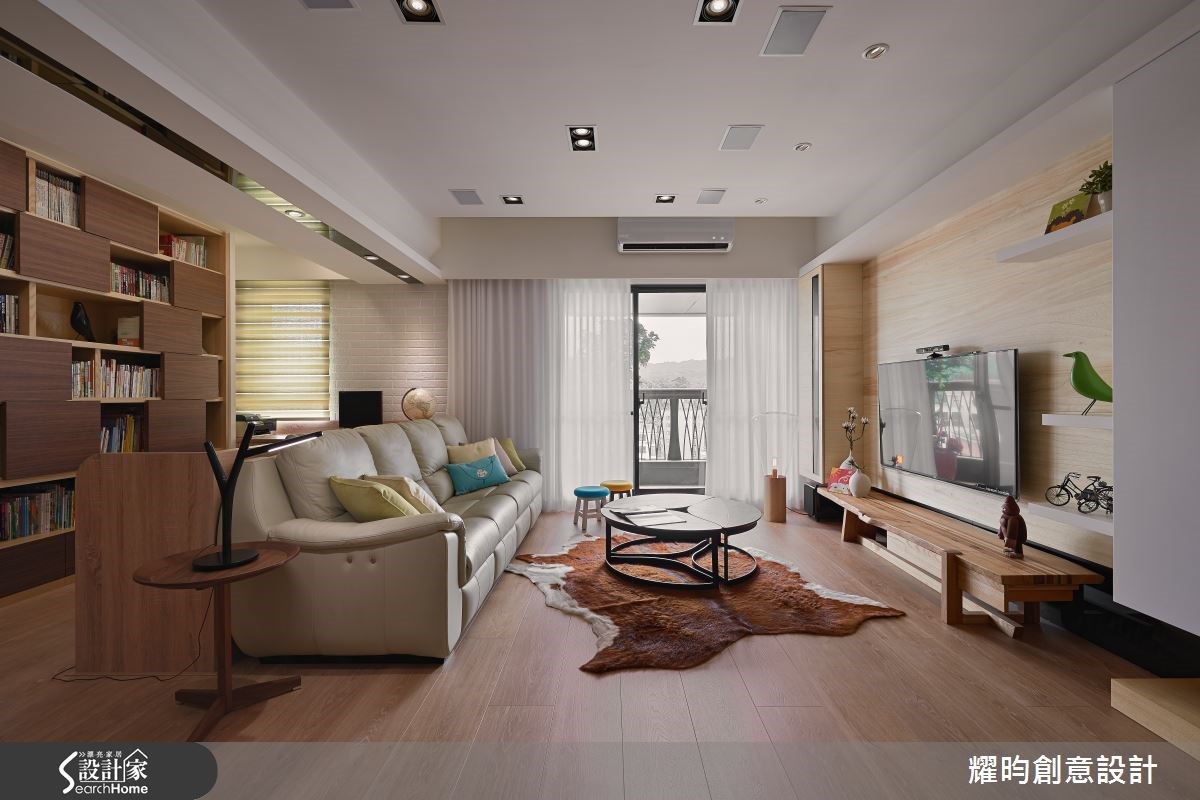 34坪新成屋(5年以下)＿北歐風客廳案例圖片＿耀昀創意設計＿耀昀_31之1