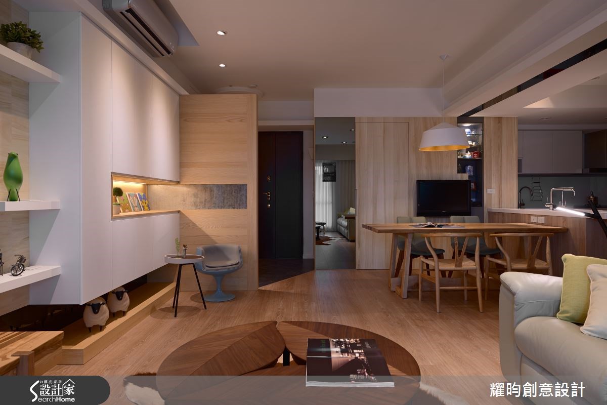 34坪新成屋(5年以下)＿北歐風客廳案例圖片＿耀昀創意設計＿耀昀_31之5