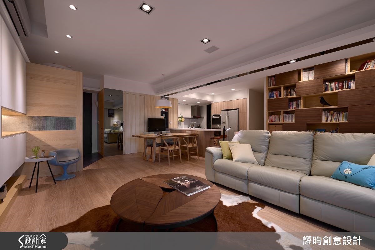 34坪新成屋(5年以下)＿北歐風客廳案例圖片＿耀昀創意設計＿耀昀_31之6
