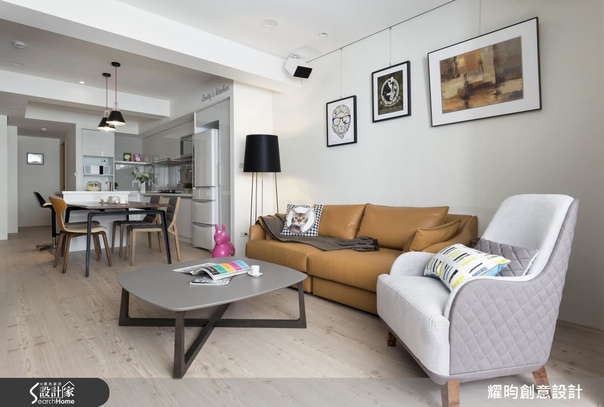 31坪老屋(16~30年)＿北歐風客廳餐廳廚房案例圖片＿耀昀創意設計＿耀昀_34之1