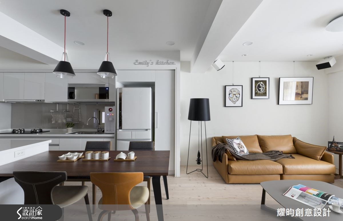 31坪老屋(16~30年)＿北歐風客廳餐廳廚房案例圖片＿耀昀創意設計＿耀昀_34之6