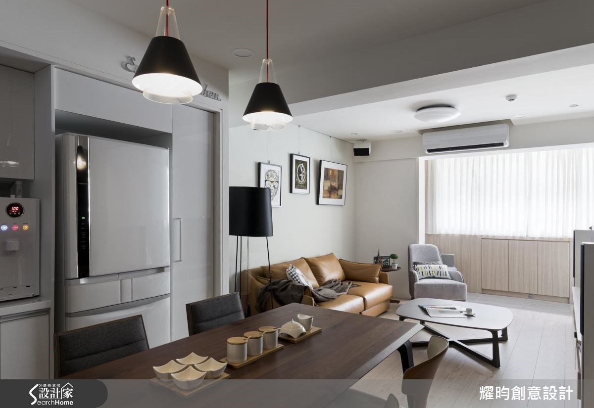 31坪老屋(16~30年)＿北歐風客廳餐廳案例圖片＿耀昀創意設計＿耀昀_34之8