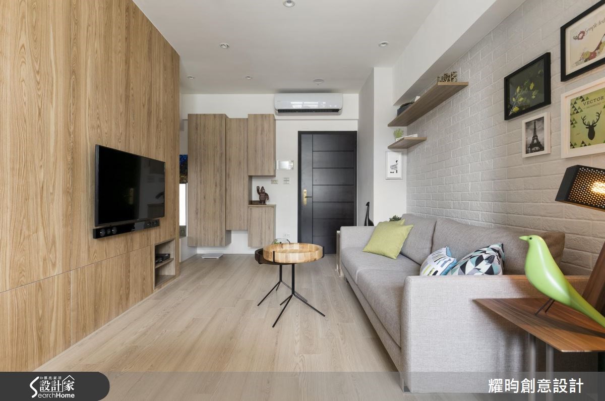 21坪新成屋(5年以下)＿北歐風玄關客廳案例圖片＿耀昀創意設計＿耀昀_33之5