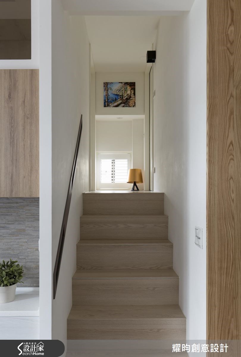 21坪新成屋(5年以下)＿北歐風樓梯案例圖片＿耀昀創意設計＿耀昀_33之12