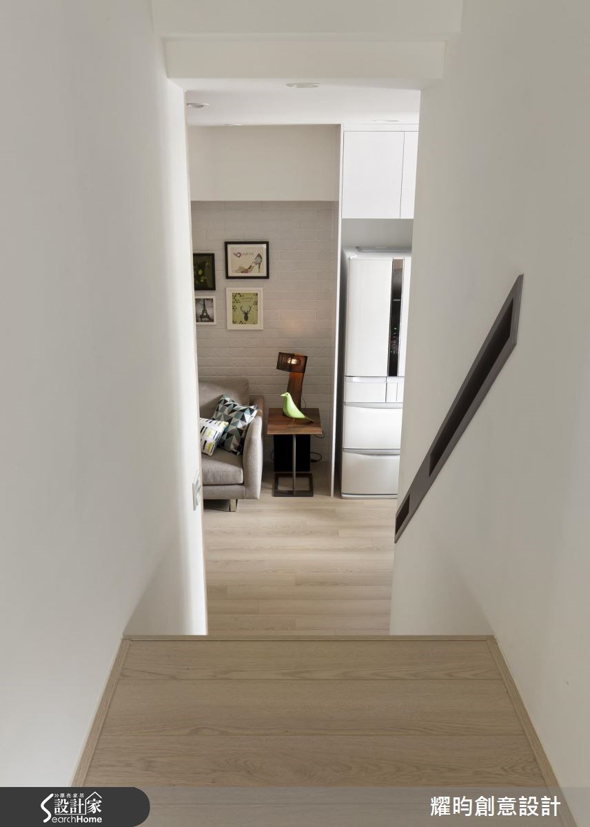 21坪新成屋(5年以下)＿北歐風客廳樓梯案例圖片＿耀昀創意設計＿耀昀_33之14