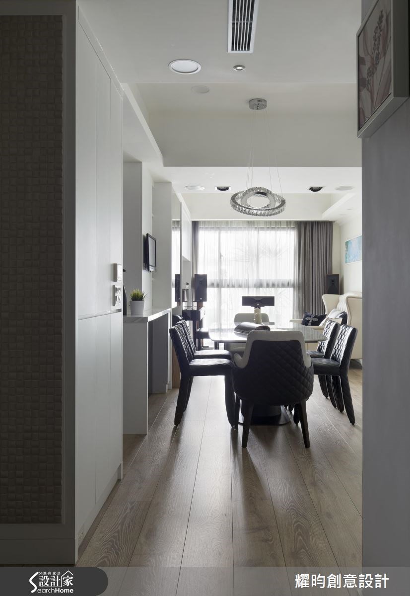 24坪新成屋(5年以下)＿混搭風玄關客廳餐廳案例圖片＿耀昀創意設計＿耀昀_35之1