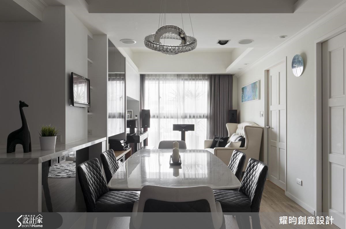 24坪新成屋(5年以下)＿混搭風客廳餐廳案例圖片＿耀昀創意設計＿耀昀_35之2