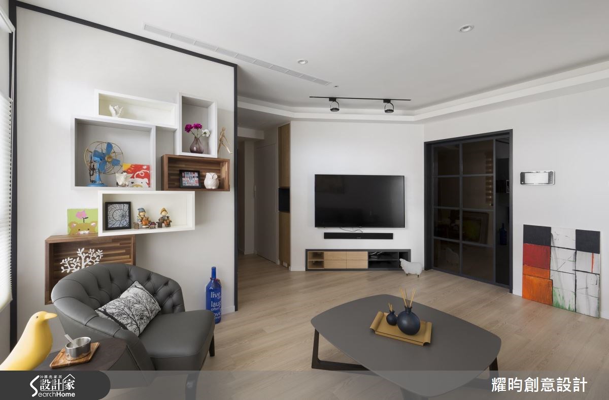 29坪新成屋(5年以下)＿北歐風客廳案例圖片＿耀昀創意設計＿耀昀_39之8