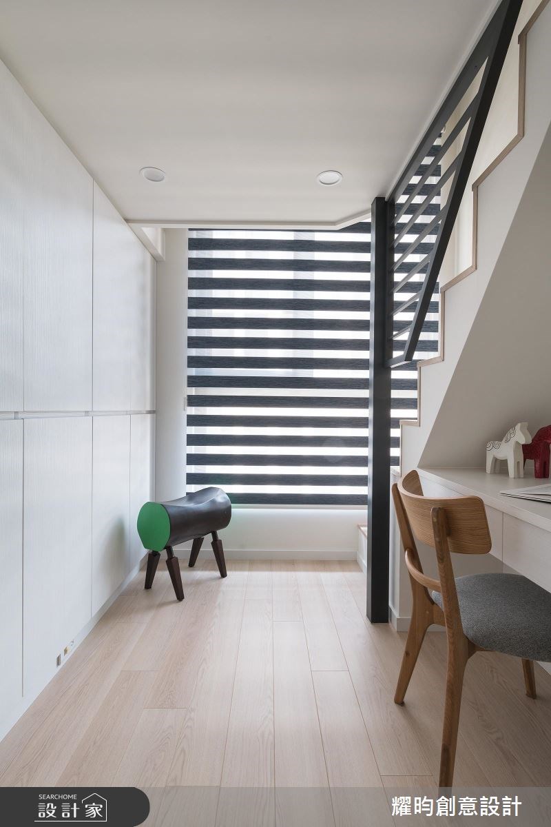 25坪新成屋(5年以下)＿北歐風書房樓梯案例圖片＿耀昀創意設計＿耀昀_42之21
