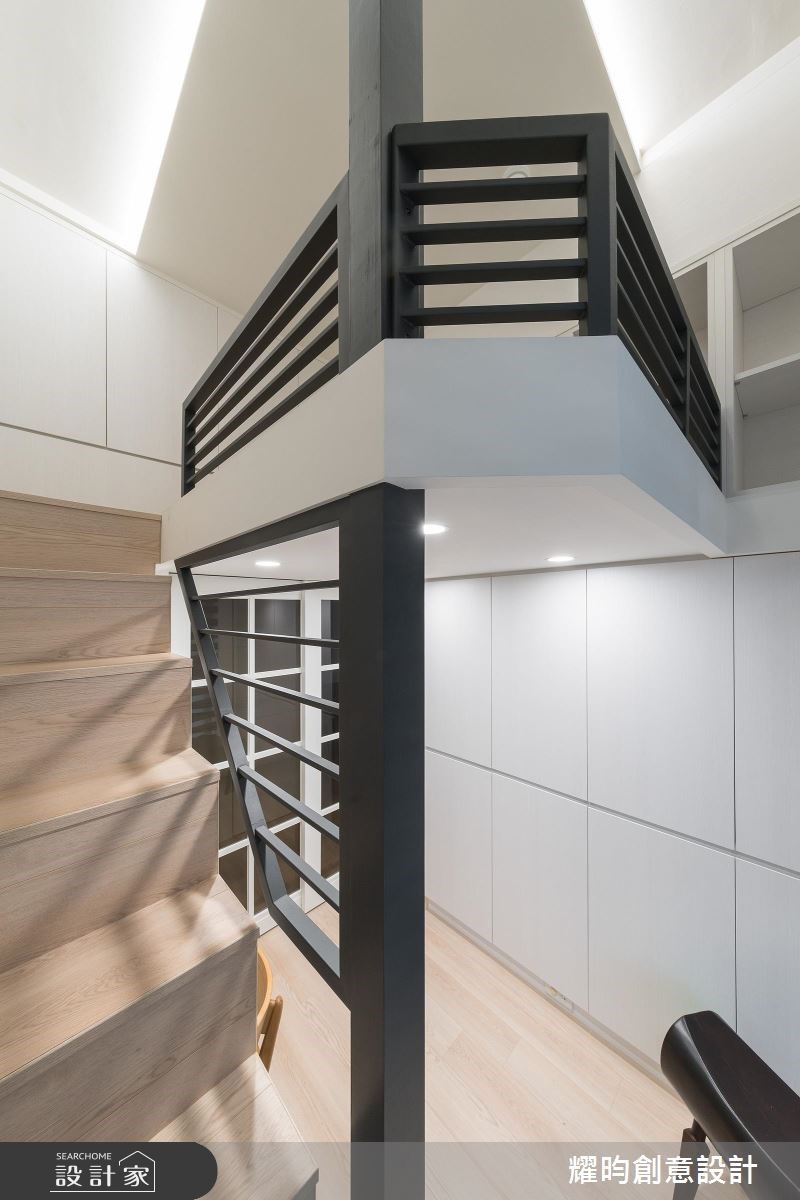25坪新成屋(5年以下)＿北歐風樓梯案例圖片＿耀昀創意設計＿耀昀_42之22
