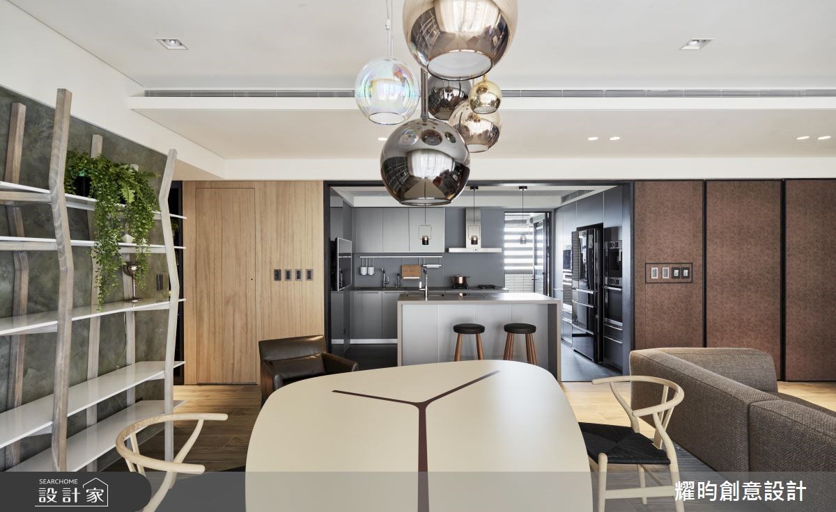 56坪新成屋(5年以下)＿北歐風客廳餐廳吧檯案例圖片＿耀昀創意設計＿耀昀_45之12