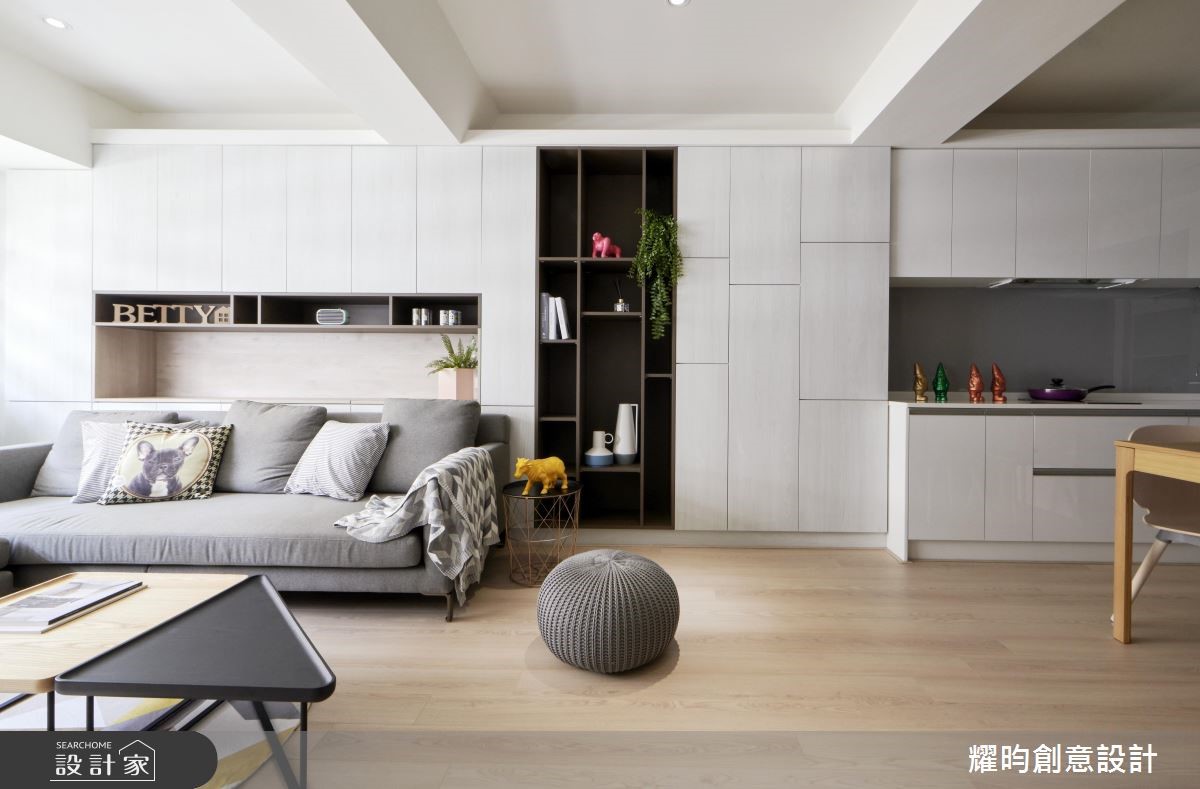 23坪老屋(16~30年)＿北歐風客廳廚房案例圖片＿耀昀創意設計＿耀昀_50之5