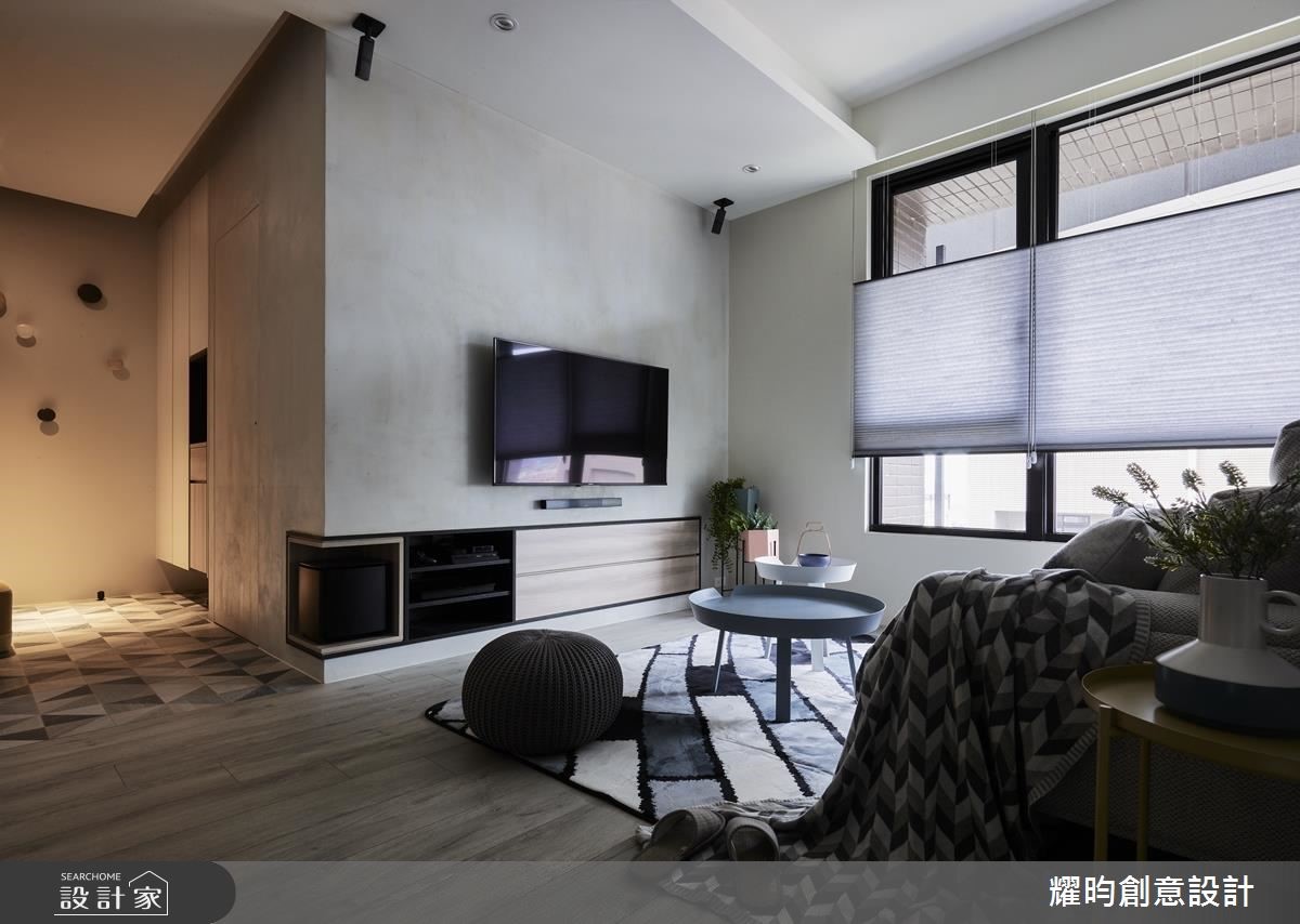 24坪新成屋(5年以下)＿北歐風客廳案例圖片＿耀昀創意設計＿耀昀_51之4