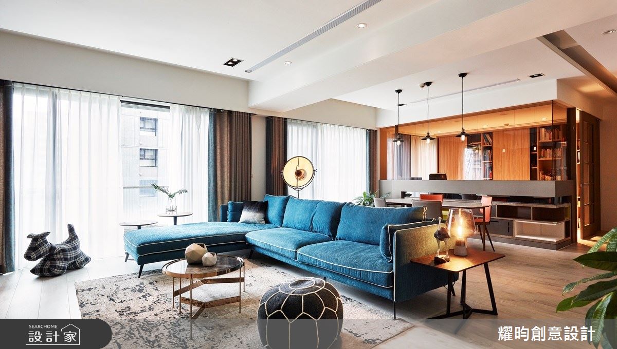 57坪新成屋(5年以下)＿北歐風客廳案例圖片＿耀昀創意設計＿耀昀_52之7